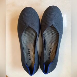 Rothy’s Navy Blue Round Toe Flats Size 10